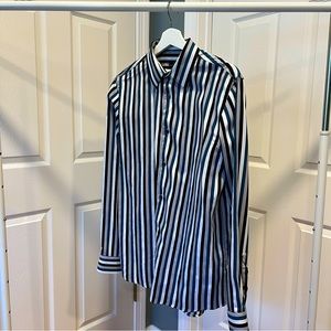 Zara Men striped Button Down Sz Medium